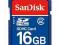 Sandisk 16 GB class 4 karta pamięci WAWA BlueCity