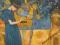 KLIMT MUZYKA 100X80CM RĘCZNIE MALOWANY