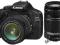 CANON EOS 500D 18-55mm + EF-S 55-250mm IS NOWY GW!