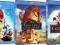KRÓL LEW TRYLOGIA [ 3 X BLU-RAY] FOLIA PROMOCJA @@