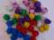 POMPONY POLIESTROWE METALIZOWANE 40szt.  Dalprint