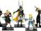 5x figurka Final Fantasy Cloud Squall Tidus Zidane