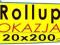 Rollup 120x200 kaseta+wydruk -WYSOKA JAKOŚĆ-Kraków