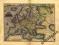 PIĘKNA MAPA EUROPY Z 1570. Reprint.55x42 cm