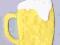 kufel piwa żółty mulberry scrapbooking (1047)
