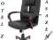 FOTEL BIUROWY Z MASAŻEM  CZARNY ZDROWIE I RELAKS