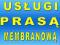 USŁUGI PRASĄ MEMBRANOWĄ. PRASA MEMBRANOWA.