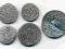 Pięć starych monetek