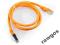 KABEL PATCHCORD KAT. 5E FTP 1 METR POMARANCZOWY