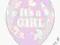 BALON BABY SHOWER NARODZINY ROCZEK IT'S A GIRL