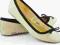 BALERINKI KOKARDA KREMOWE ATMOSPHERE PRIMARK 39