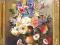 Olejny obraz ____  Bukiet Kwiatów  ___ piękna rama