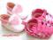 Buciki dla dziewczynki niemowle 10cm 2 pary U188
