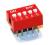 DIP SWITCH x5 czerwony 2szt.