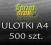 ULOTKI A4 500 szt.(dwustronne) W-WA w 24h