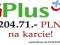 karta iplus - internet - na koncie 204.71 PLN