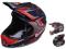 kask full sixsixone 661 Strike XL czarno-czerw.