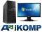 ZESTAW PC Biuro E5700 4GB 500G W7PRO + MONITOR