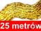 WSTĄŻKA ZYGZAK 1,3 cm_25 metrów !!__ZŁOTY_ prezent