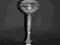 srebrna lampka szklana kulka Hiszpania lata 50