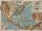 USA. MEKSYK. AMERYKA ŚR. Polska mapa z 1927 roku