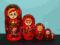 Matrioszka matrioszki lalka Rosja 5 szt. (waw)