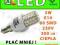 ŻARÓWKA 60 LED SMD E14 CORN CIEPŁA 300lm 3W K19