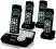 telefon bezprzewodowy 4 słuchawki automatyczna sek