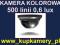 KAMERA KOLOROWA 500 linii 0,6 lux - KOPUŁKOWA