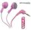 Słuchawki Douszne aircoustic  EAR BUDDY  PINK HOT