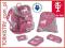 HAMA Tornister Plecak Set 5cz PINK PONY +GRATIS