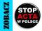 PRZYPINKI, badziki - STOP AKTA - wyraź się!