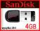 SanDisk miniaturowy dysk flash USB Cruzer Fit 4GB