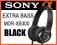 SONY SŁUCHAWKI MDR-XB300 BLACK EXTRA BASS OKAZJA!!