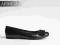 WIOSNA 2012 Super Czarne Balerinki Skóra!!! roz.38