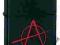 ZIPPO 20842 Anarchy, Black Matte + kamienie GRATIS