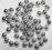 KORALIKI dekoracyjne, SREBRNE 3 mm, 10 gram