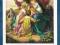 Jezus z dziećmi stary obrazek św.