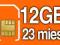 Orange FREE na kartę 12GB / 23 mies + gratis 10zł