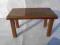 Mała ława debowa, masywny stolik dębowy stoliczek