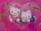 Puzzle układanka 30 wzorów hello kitty cars dora i