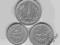 Polska 1949 zestaw monet: 1zł + 50 gr + 20 gr
