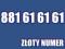 Złoty numer PLAY 881 61 61 61 prosty łatwy numer