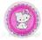 Talerzyki URODZINOWE 8 szt CHARMMY KITTY 23 cm k5