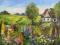 A.NALBORCZYK Wiejski ogród 60X80 DUŻY BCM
