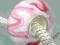 SZKLANY KORALIK MODULOWY BIALY ROZOWY PINK  nr286