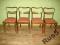 Sygnowane cztery krzesła - Art Deco