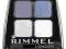 RIMMEL COLOUR RUSH PALETA CIENI 004 SMOKEY BLUE