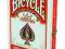 BICYCLE Karty do gry PRESTIGE 100% PLASTIK red