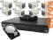 MONITORING ZESTAW 8 KAMER 700TVL DVR + AKC  Z173